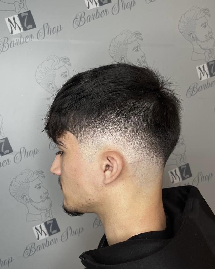 Low fade con frangia — MZ Barber Shop
