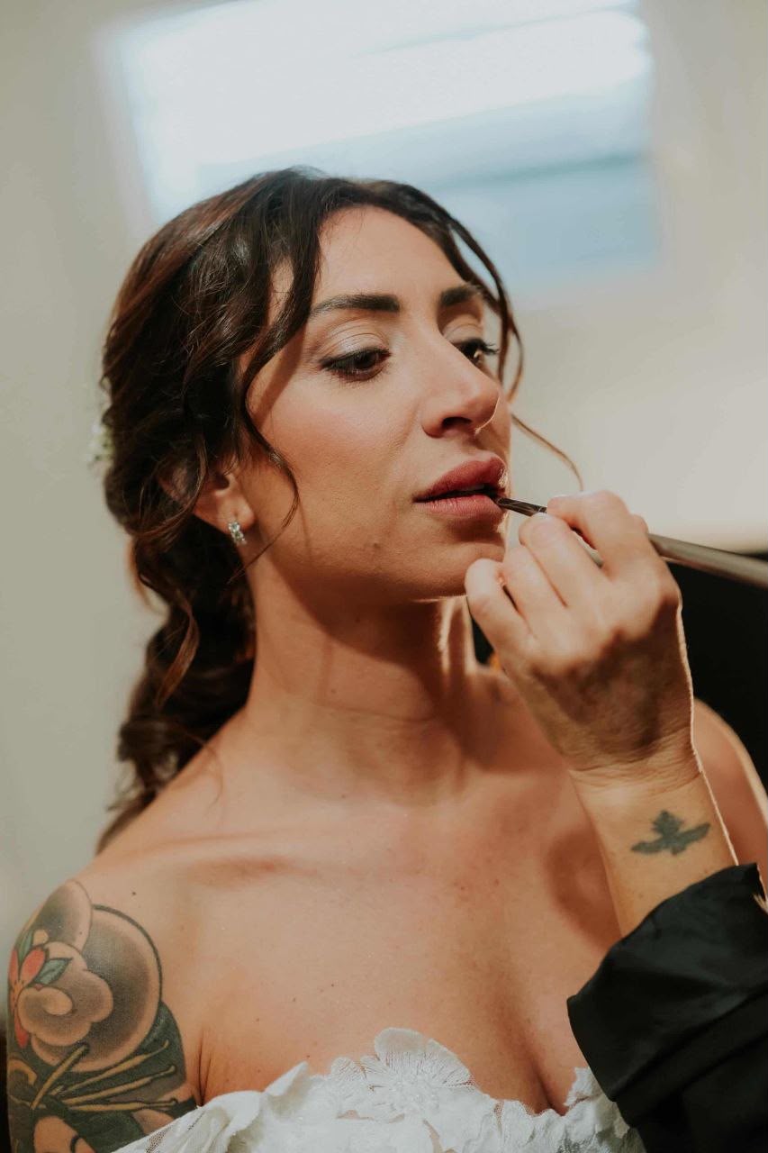 Professional bridal makeup