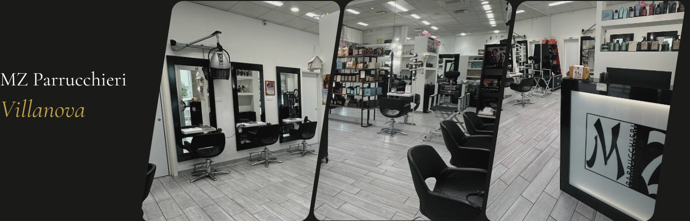 Interno del salone MZ Parrucchieri Villanova di Castenaso